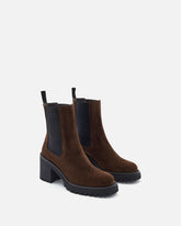 BOTTINES CHELSEA LINNA/VEL CHOCOLAT - minelli.fr